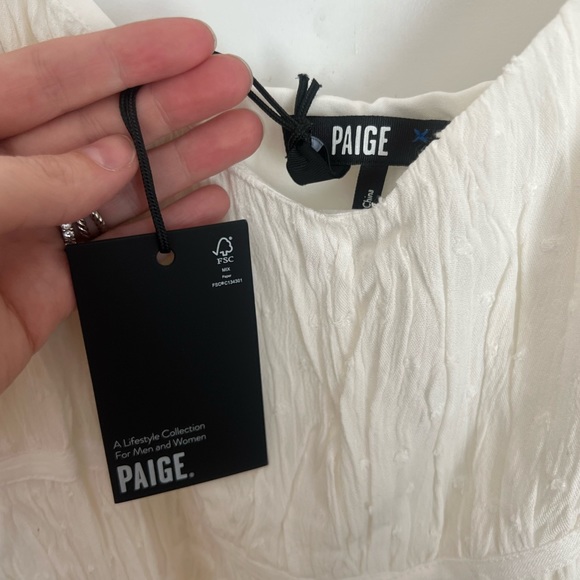 NEW Paige Inesa Midi Dress - White - Picture 8 of 10